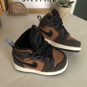 Nike Jordan Mid 1 chocolate infant 3c